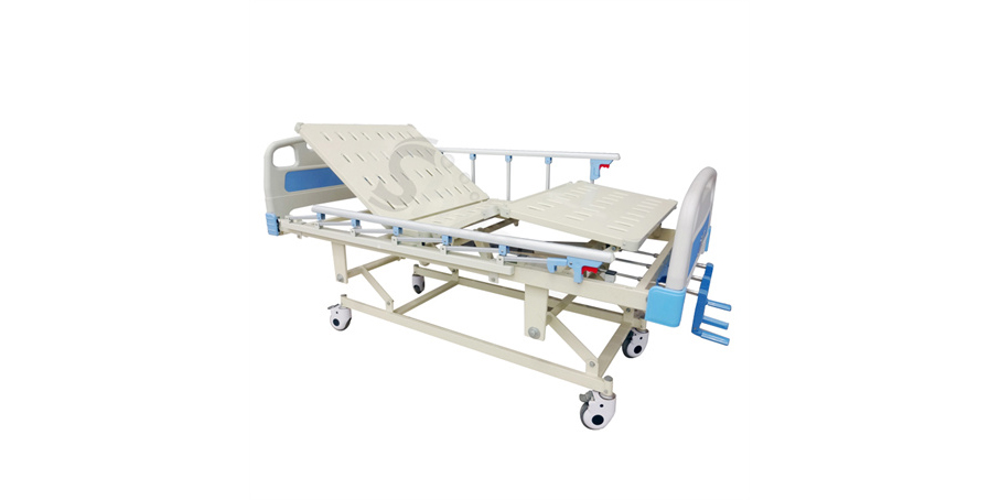 ABS手動三搖護(hù)理床SLV-B4030 ABS Hospital Bed with Three Cranks