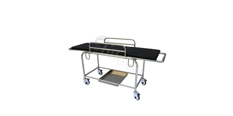 小四輪擔(dān)架車SLV-B4305S Stainless-steel Stretcher with Four Castors